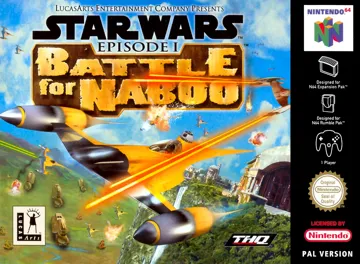 Star Wars Episode I - Battle for Naboo (Europe) box cover front